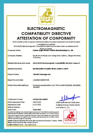 electromagnetic compatibility directive attestation of conformity